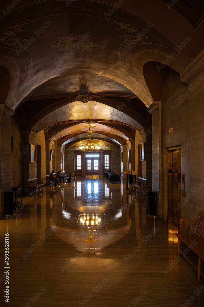 Hall in the State Capitol in Tennessee