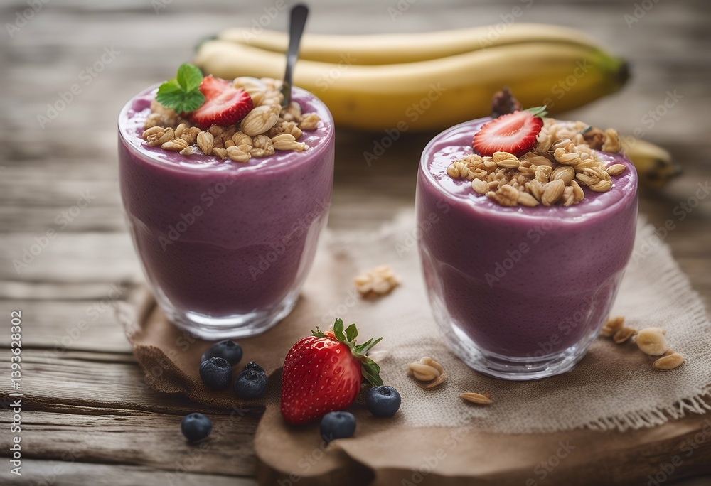 cup topping acai strawberry rustic plastic cream granola summer brazilian banana smoothie wooden delicious background berry fresh brazil creamy juice diet meal breakfast healthy cold muesli coconut cup topping acai strawberry rustic plastic cream granola summer brazilian banana smoothie wooden delicious background berry fresh brazil creamy juice diet meal breakfast healthy cold muesli coconut