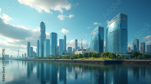 Cutting edge energy decarbonization strategies integrate advanced renewable systems and emission reduction technologies to drive sustainable low carbon transformation in  Photo Stock  Concept  and emp