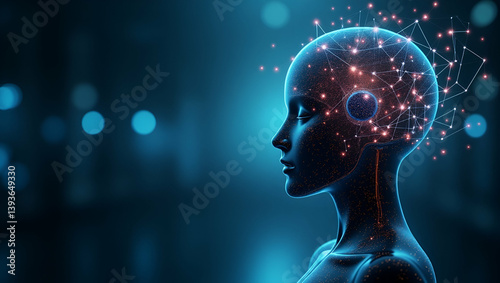 Elegant imagery capturing self governing artificial intelligence mechanisms ensuring robust operational independence integrating systematic digital workflows contemporary visual art in  Photo Stock  C