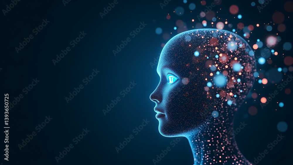 Obraz premium Explore our refined visual narrative of agentic AI systems, showcasing advanced autonomy and dynamic learning for innovative digital decision-making in Photo Stock.