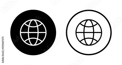 Web icon logo design. go to web sign and symbol. web click icon. Global search icon