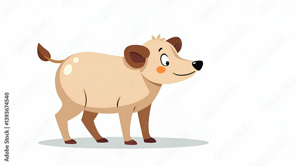 Obraz premium Flat High resolution photography capturing field research on species adaptation and genetic evolution with detailed imagery of natural selection processes and evolutionary traits in Simple flat cute 