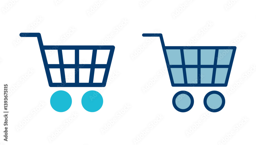 Shopping icon vector isolated on white background. Shopping cart icon. Basket icon. Trolley Shopping icon vector isolated on white background. Shopping cart icon. Basket icon. Trolley