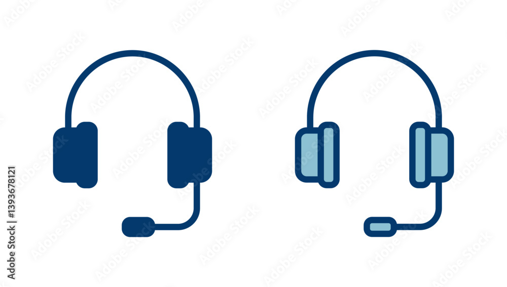Headphone icon vector isolated on white background. Headphone vector icon. Call us Headphone icon vector isolated on white background. Headphone vector icon. Call us