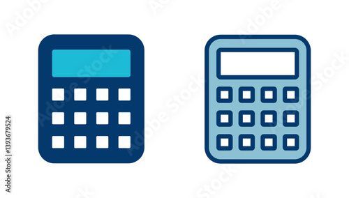 Calculator icon vector isolated on white background. Calculator vector icon. Accounting icon