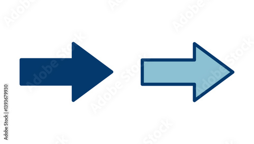 Arrow icon vector isolated on white background. Arrow symbol. Arrow vector icon
