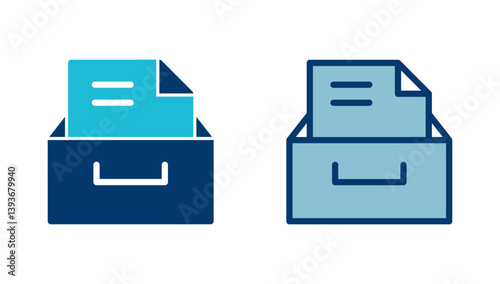 Archive folders icon vector isolated on white background. binders vector icon. Archive storage icon.