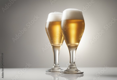 white two background shadow beer bumping glasses lager closeup beverage overflow pub cold refreshment refreshing amber goggles taste splashing mug blond alcohol irish dripped cool foam cheer pint