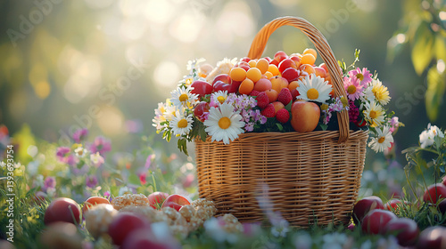 Summer Fruits Basket Meadow