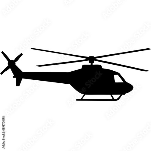 helicopter vector illustration