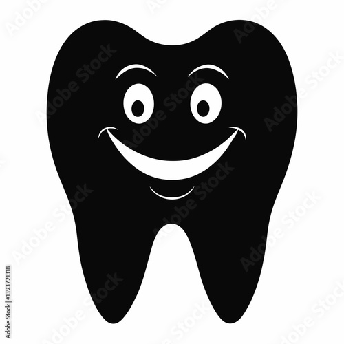happy tooth cartoon