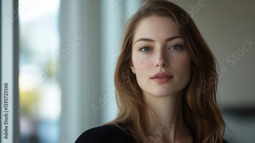 Woman with flawless skin in serene spa setting, soft light enhancing calm beauty. Free Download Woman with flawless skin in serene spa setting, soft light enhancing calm beauty. - GFXLoad