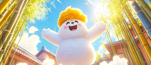 Happy Plush Toy Bamboo Grove.