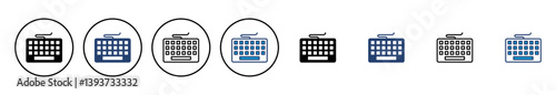Keyboard icon vector. keyboard vector symbol
