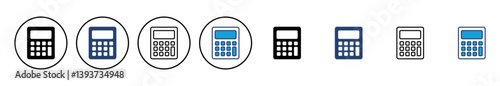 Calculator icon vector. Accounting calculator icon. calculator vector