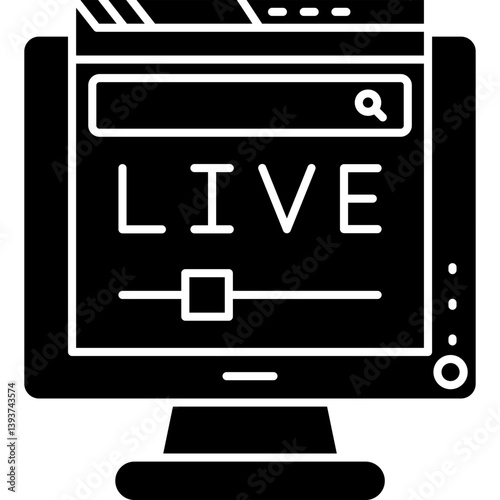 Live Streaming Icon