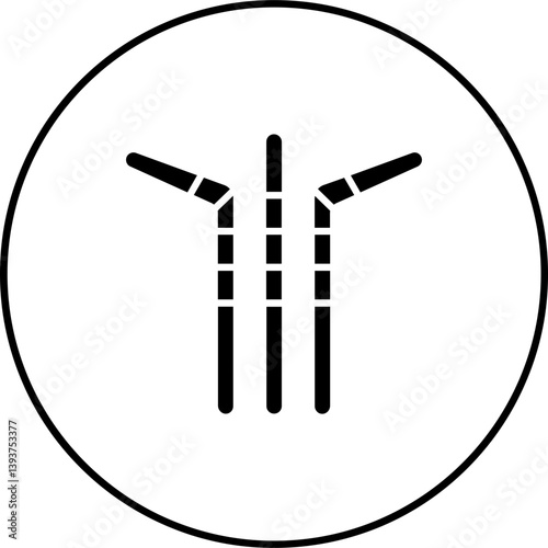 Plastic Straw Icon