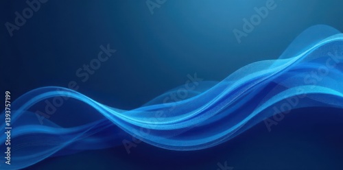 Wavy abstract business background with dark blue and light gray stripes, office, minimalist