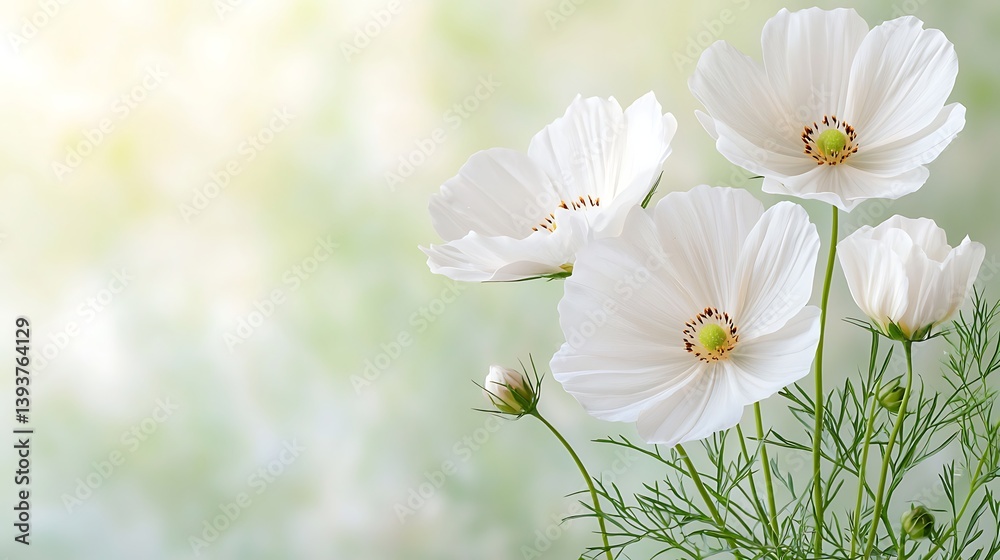 Obraz premium Spring flora action captivating flower display in nature gentle viewpoint for serenity