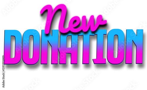 New Donation | Stream Alert Overlay | Retrowave Synthwave Overlay for Stream Animation
