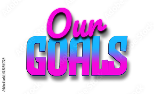 Goals | Stream Panel Overlay | Retrowave Synthwave Overlay 
