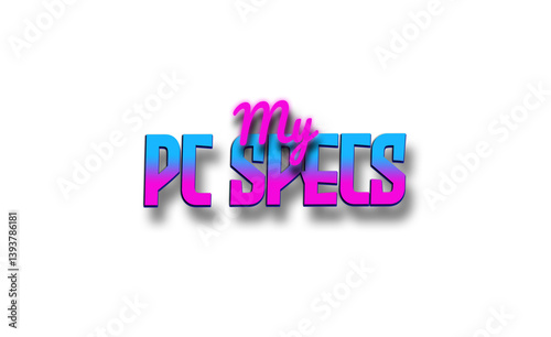 Pc Specs | Stream Panel Overlay | Retrowave Synthwave Overlay 
