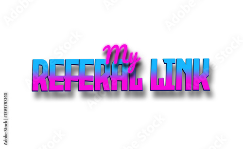 My Referral Link | Stream Panel Overlay | Retrowave Synthwave Overlay 
