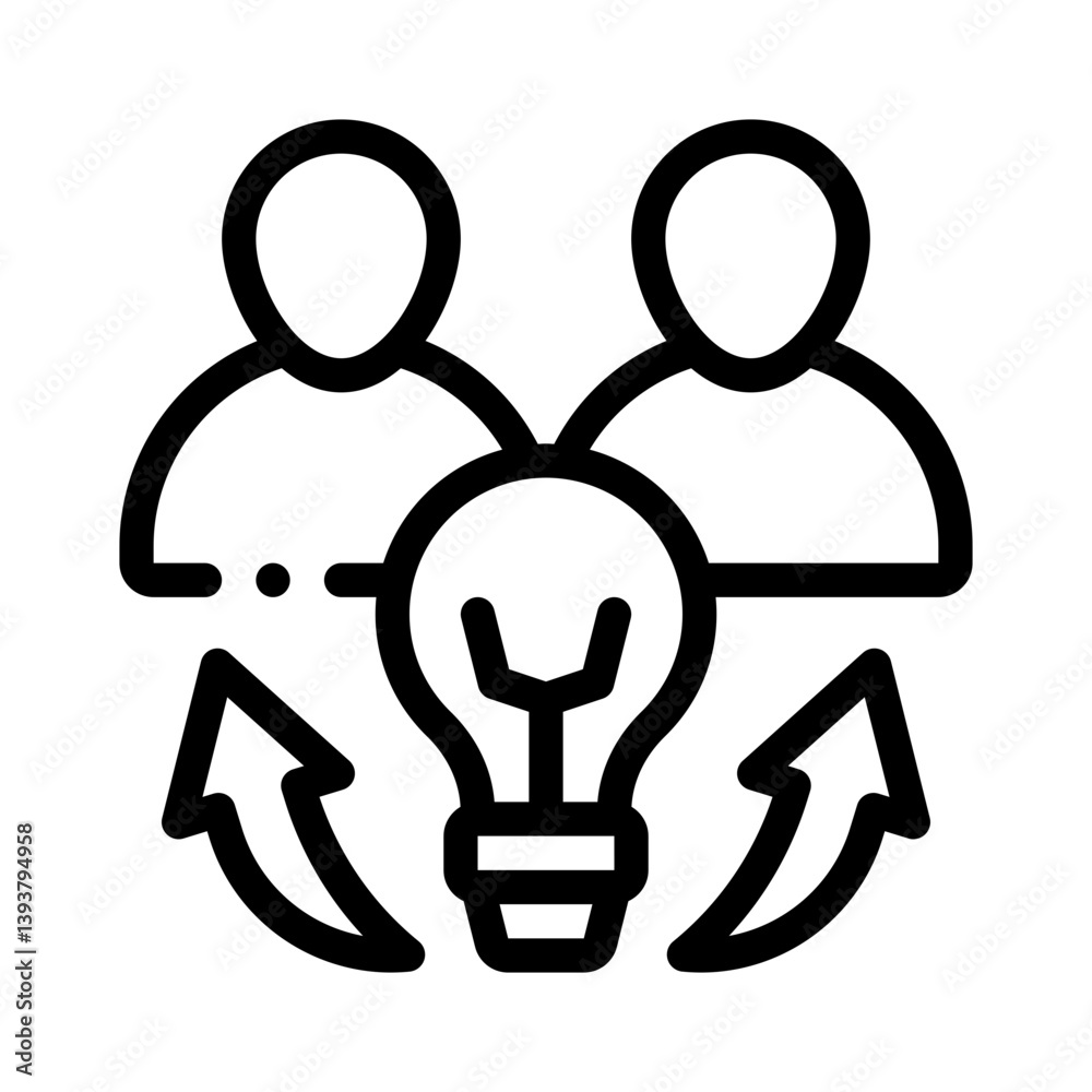 motivation line icon motivation line icon