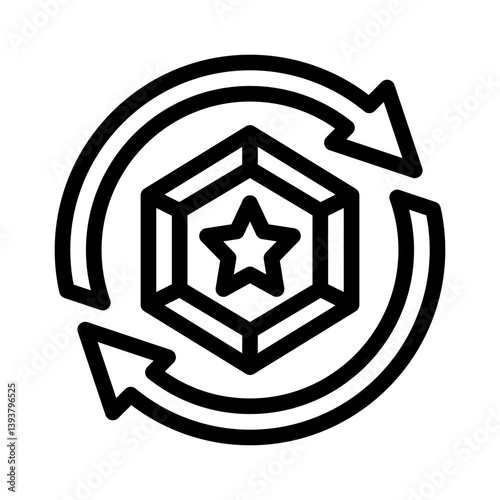 rebranding line icon