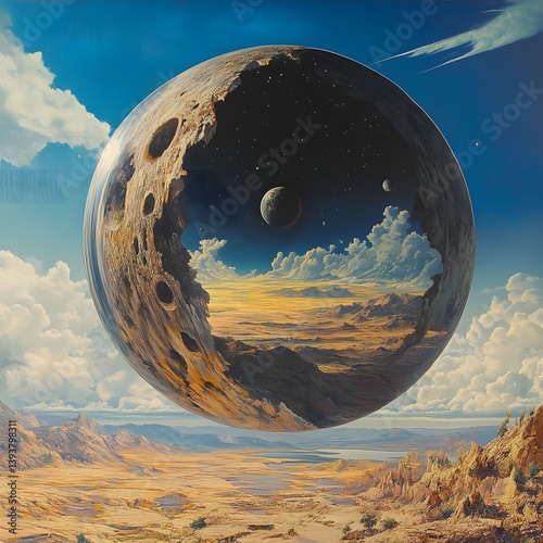 planet earth in space