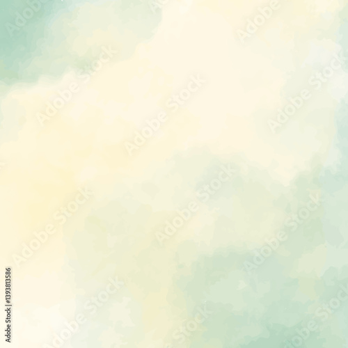 abstract watercolor background with clouds