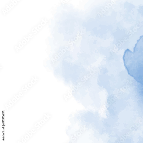 abstract watercolor background with clouds