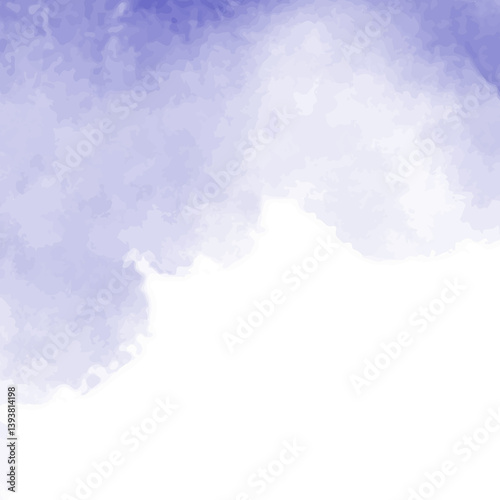 abstract watercolor background with clouds