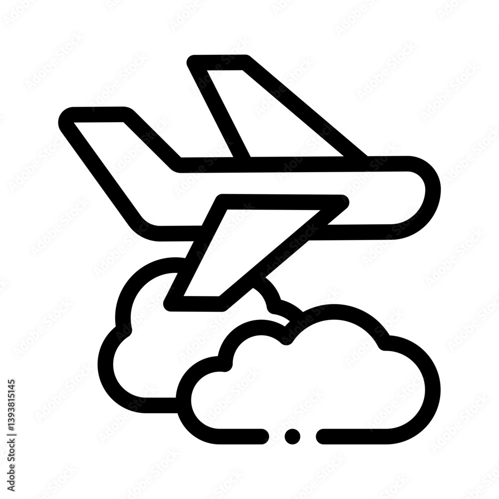 clouds line icon clouds line icon