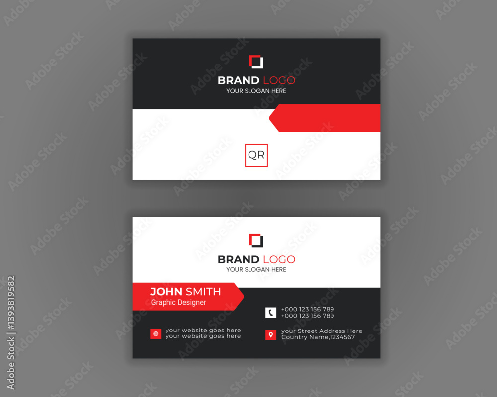 Fototapeta premium This is a professional Business Card Design Template suitable for all business corporates.