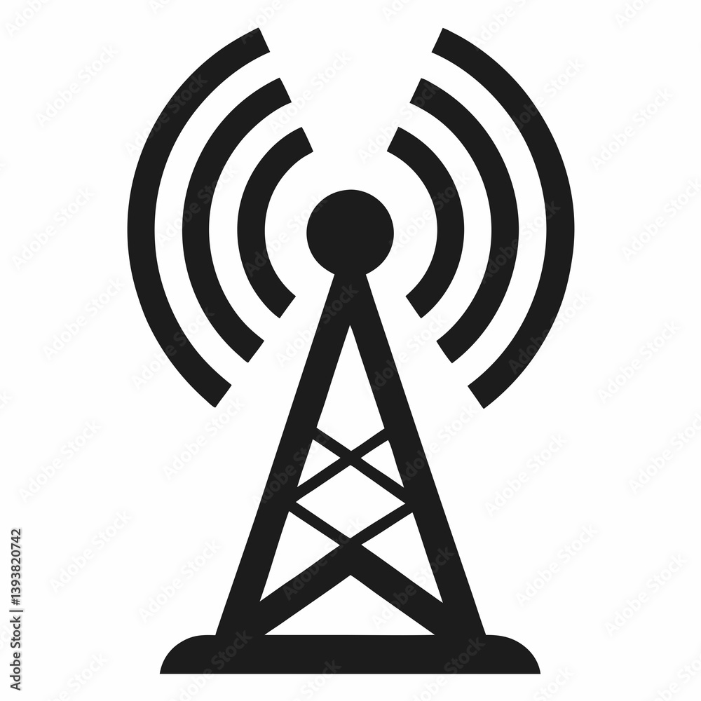 radio tower icon radio tower icon