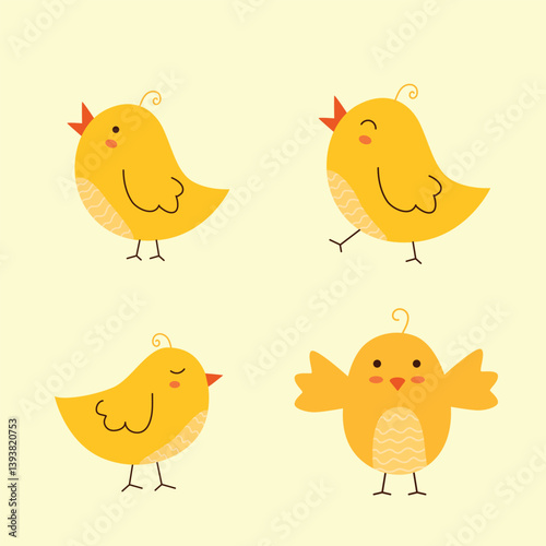 easter happy chicks