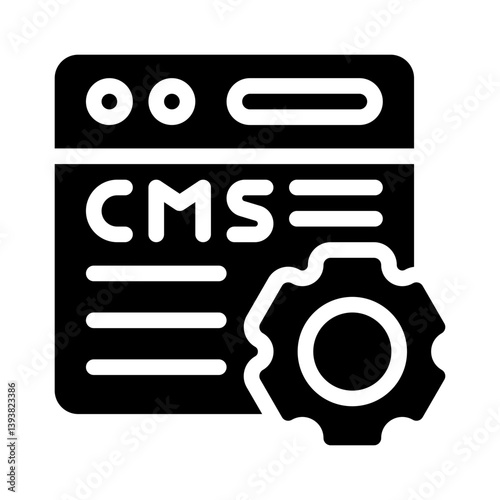 CMS glyph icon