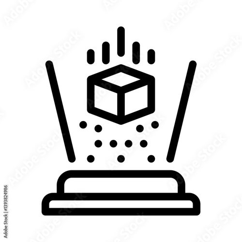 hologram line icon