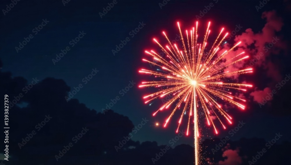 Firework bursting into the sky with intricate patterns and shimmering lights , lights, fireworks, shimmer Firework bursting into the sky with intricate patterns and shimmering lights , lights, fireworks, shimmer