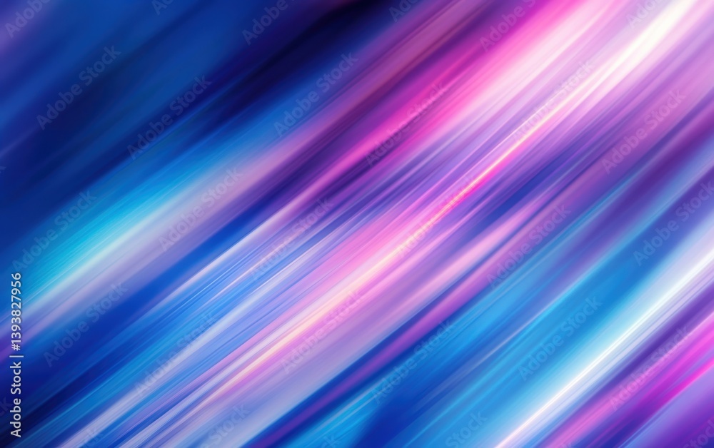 Vibrant diagonal lines of light, blending from blue to pink Vibrant diagonal lines of light, blending from blue to pink
