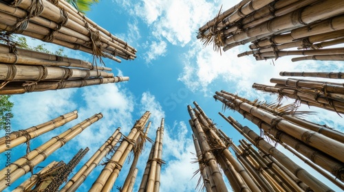 Wallpaper Mural Bamboo stalks reach for the sky Torontodigital.ca