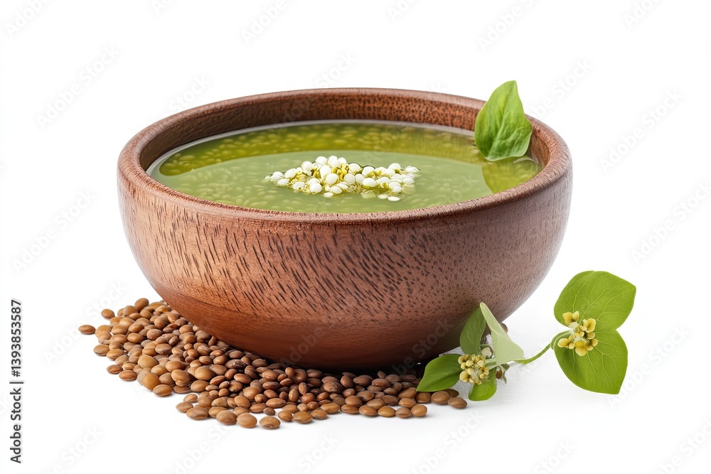 A realistic photo of Lentil Soup, hyper-realistic, isolated on white A realistic photo of Lentil Soup, hyper-realistic, isolated on white
