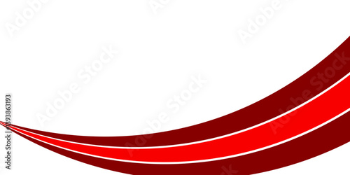 Wave background. A sleek abstract vector background with bold red and maroon curved lines sweeping upward on a clean white backdrop, creating a sense of motion and energy.