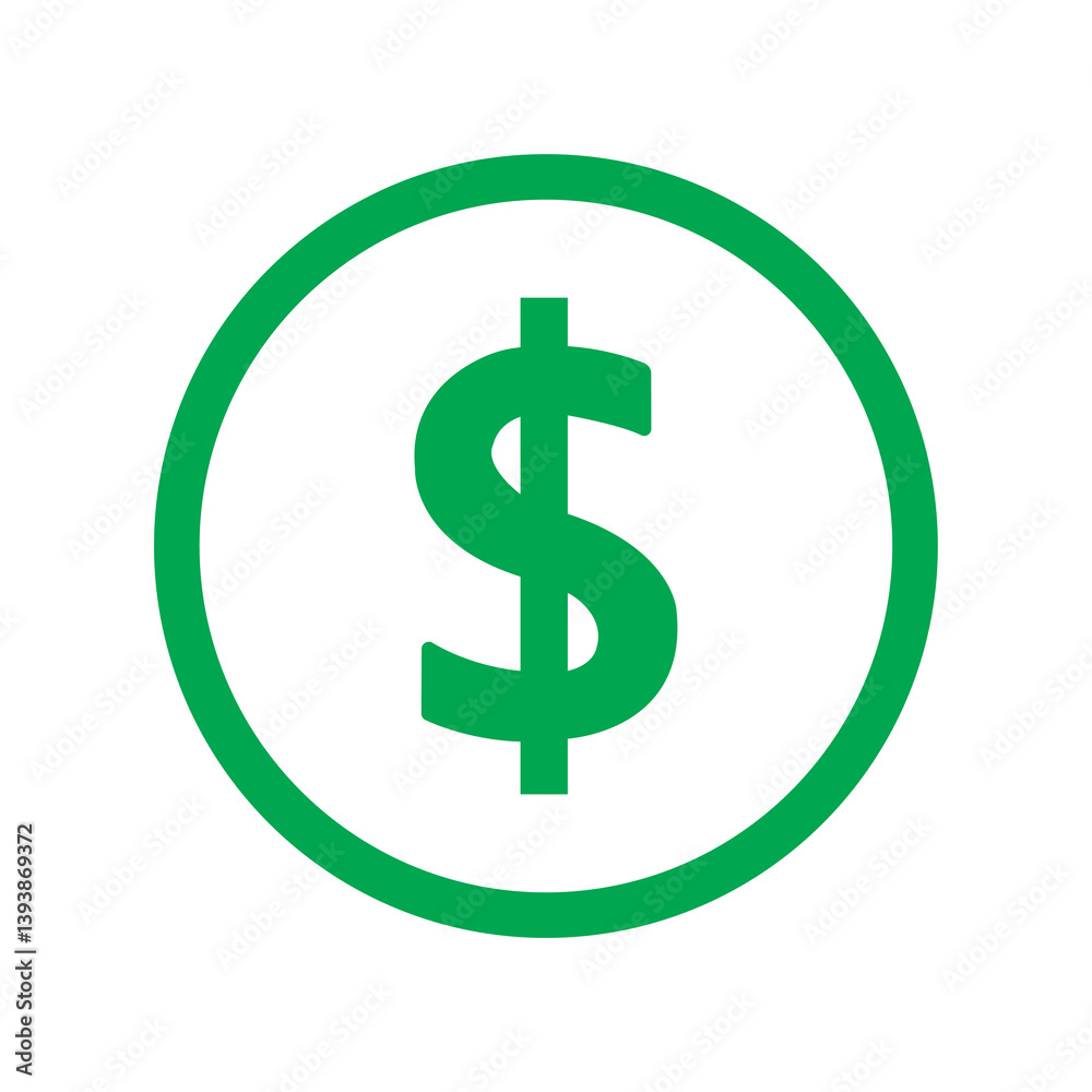 dollar button icon dollar button icon