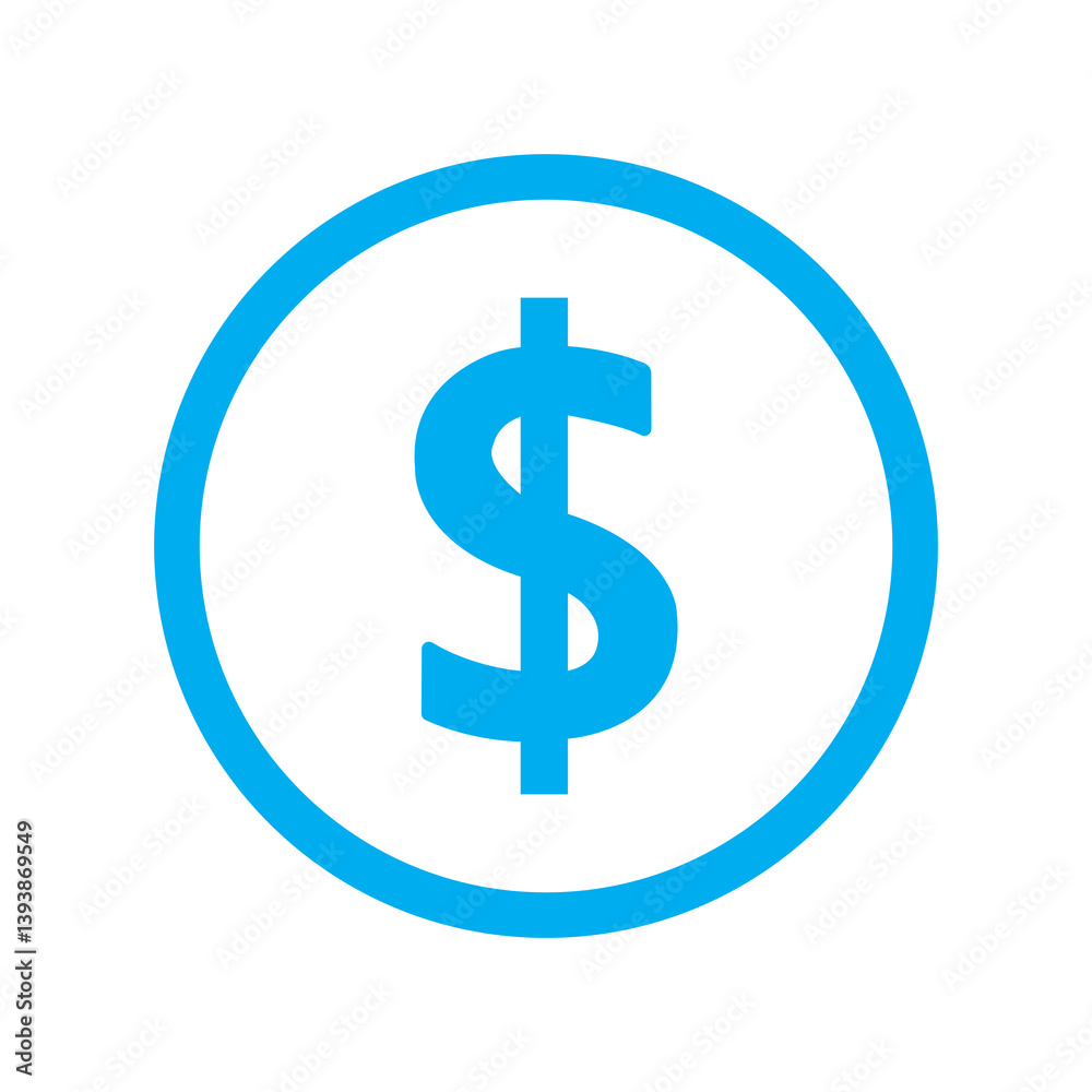 dollar button icon dollar button icon