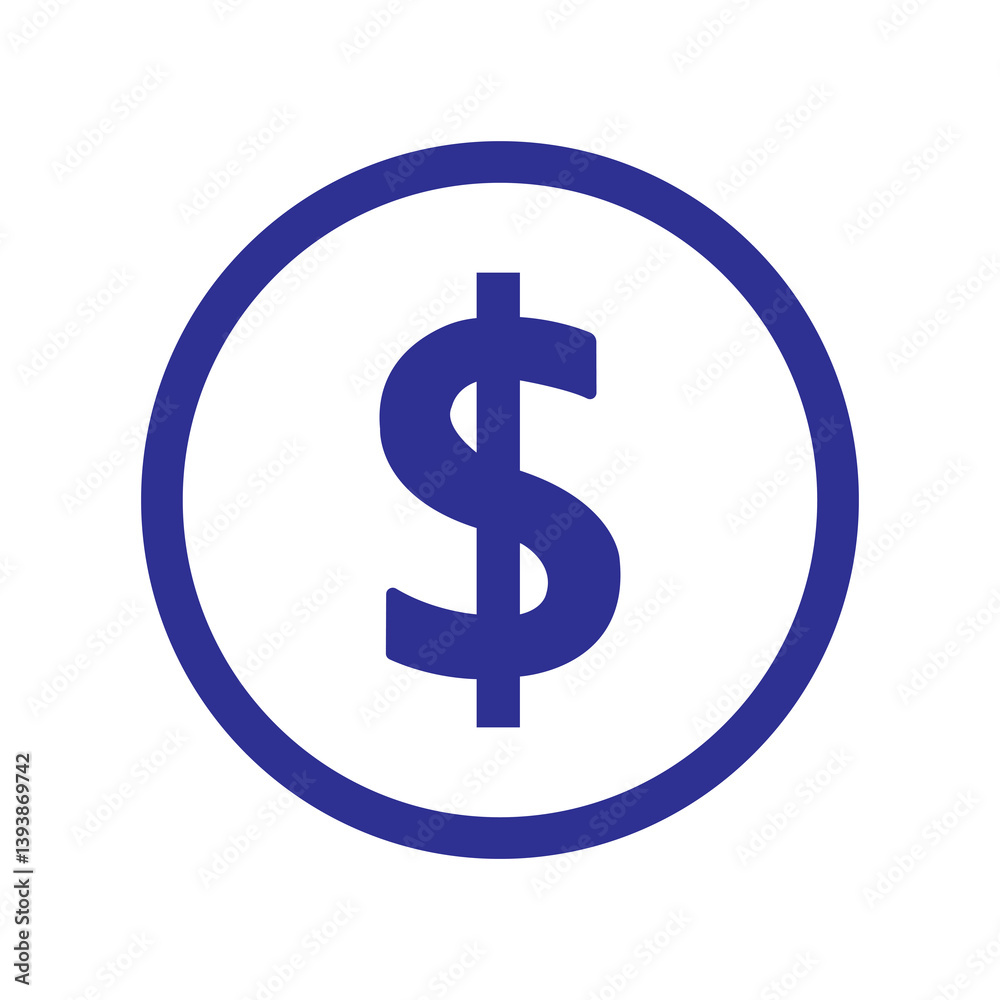 dollar button icon dollar button icon
