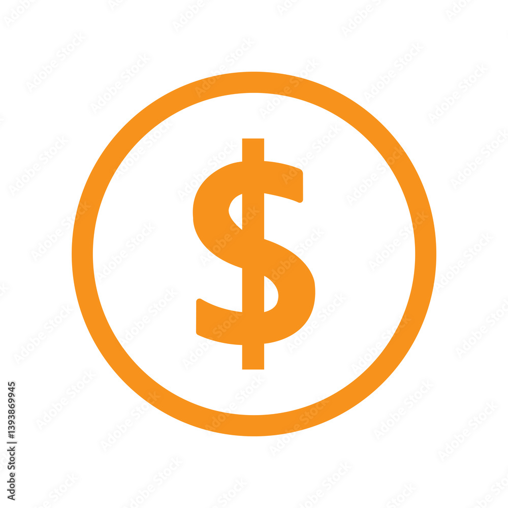dollar button icon dollar button icon