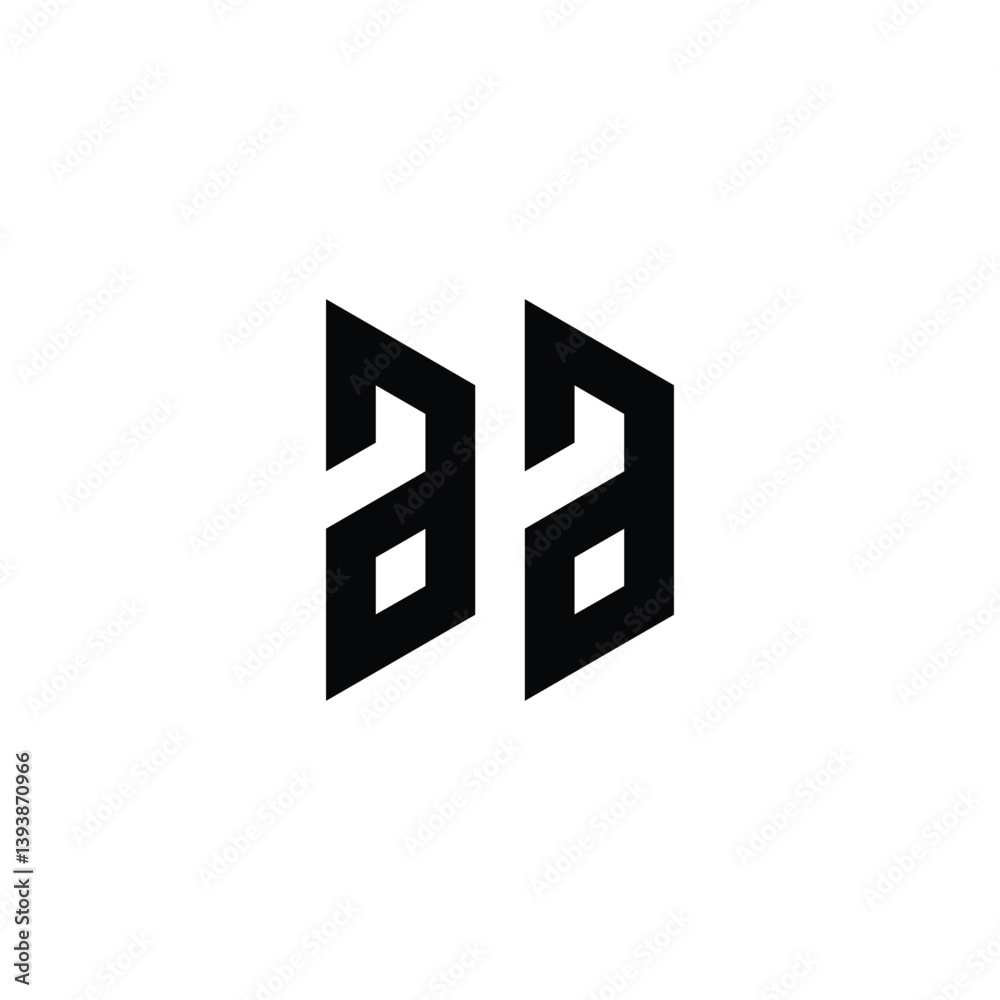 Letter ara unique geometric symbol simple logo vector Letter ara unique geometric symbol simple logo vector